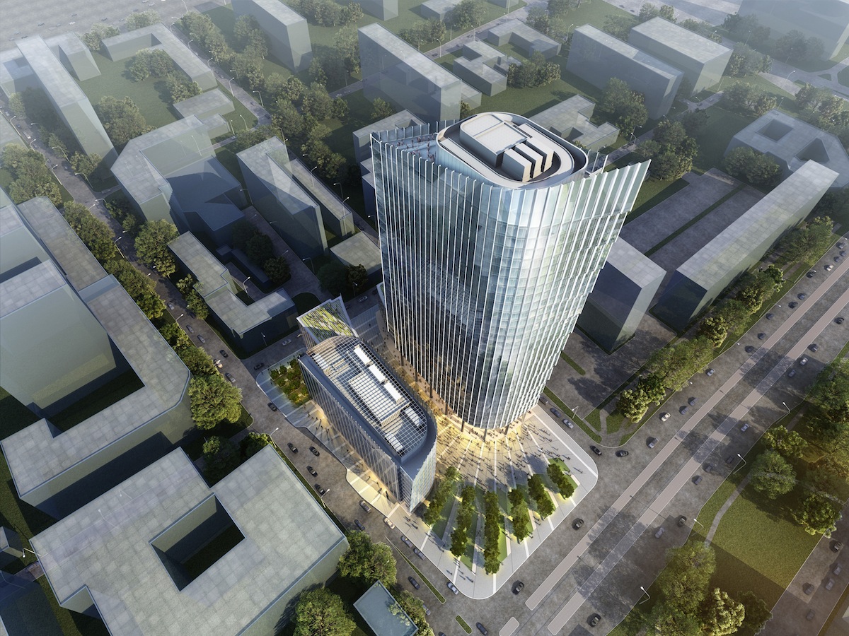 Goettsch Partners unveils plans for dual office towers in Warsaw