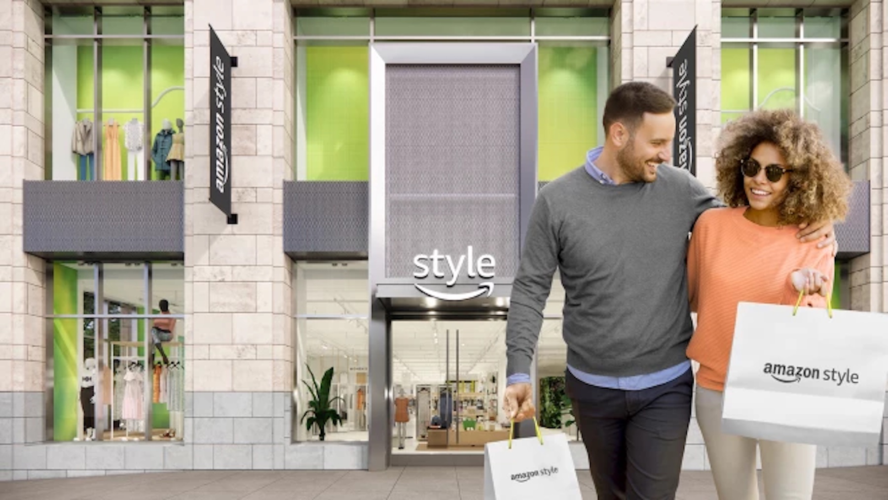 Amazon Style retail store concept, Amazon redefines the fashion store