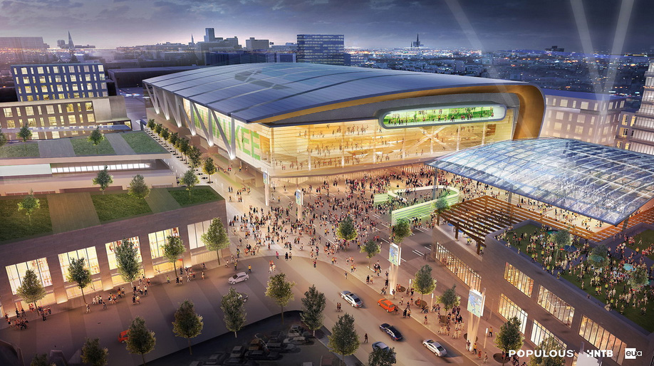 Design for new Milwaukee Bucks stadium is ‘modest and modernist’
