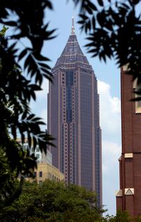 The Bank of America Plaza in Atlanta was taken back by its lender at a foreclosu