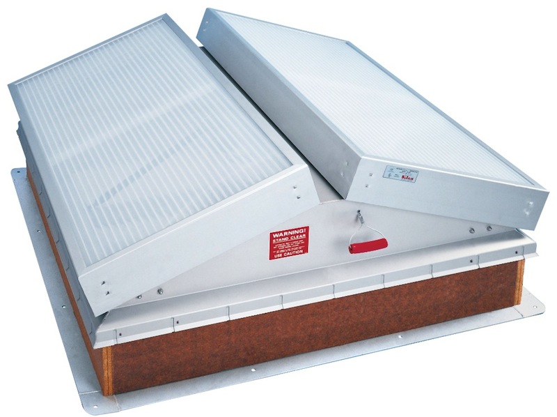 Fire vent promotes safety with daylighting benefits