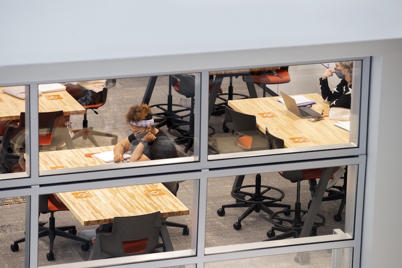 One of the innovation labs at Bowling Green's Maurer Center