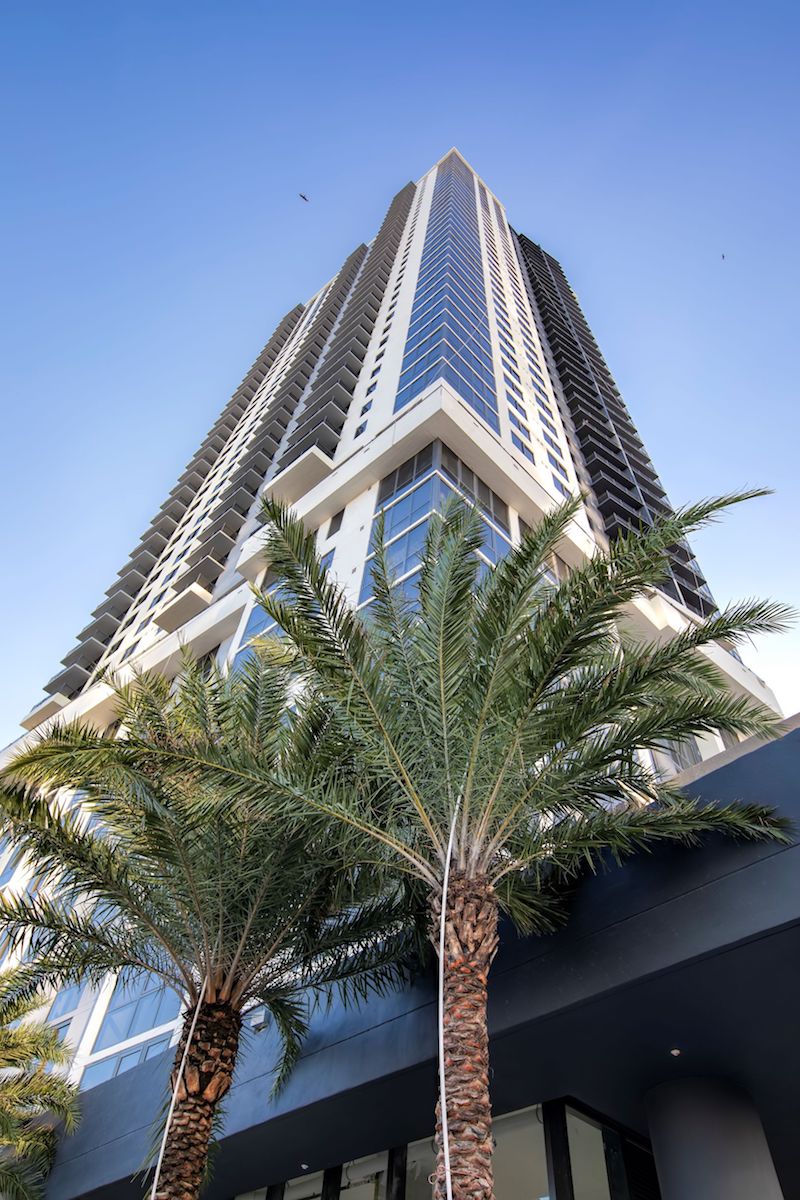 Caoba at Miami worldcenter from the ground
