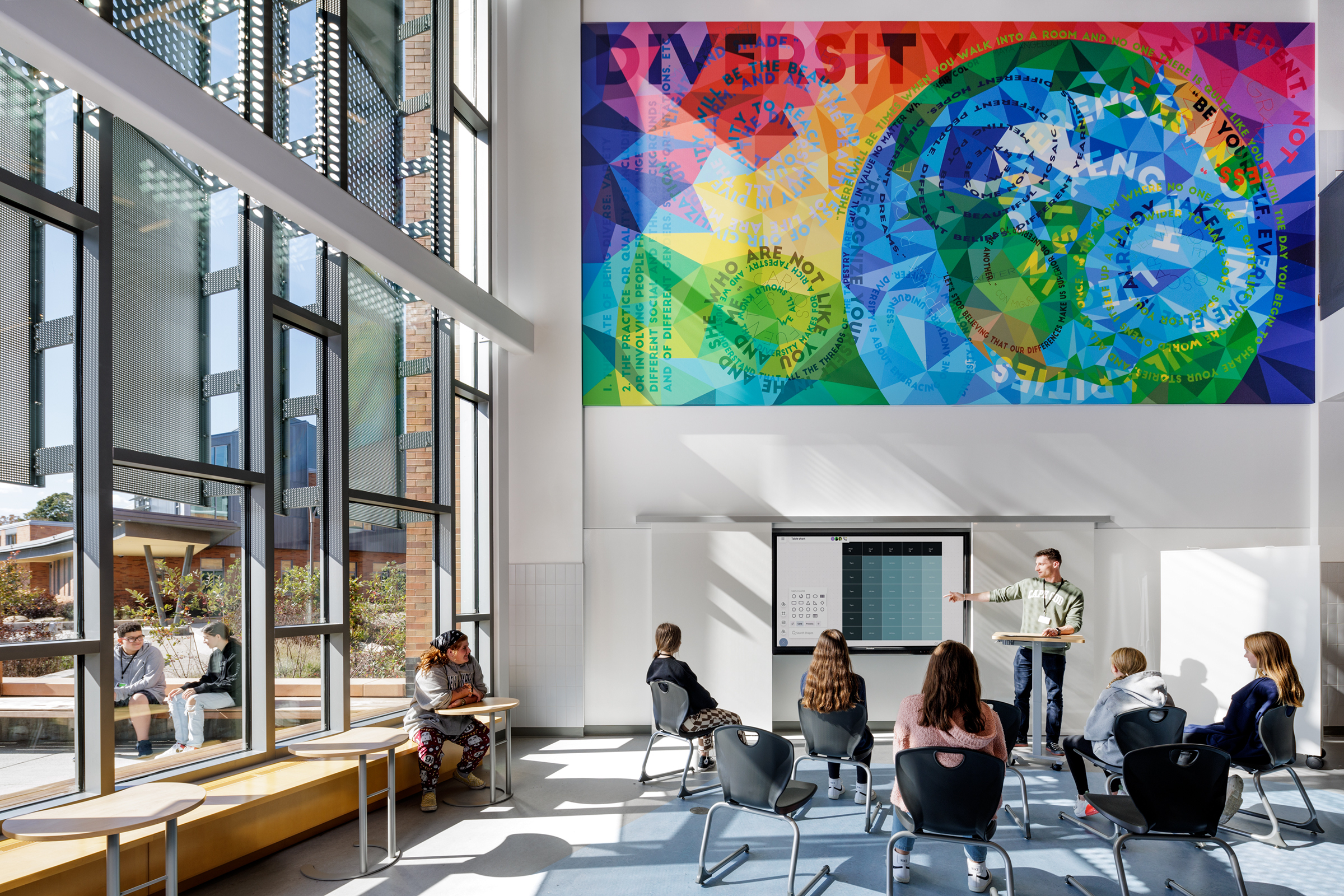 Top 80 K-12 School Engineering Firms for 2023 Pictured: Maria Weston Chapman Middle School, Weymouth, Mass., designed by HMFH Architects  Photo: Ed Wonsek, courtesy HMFH Architects     