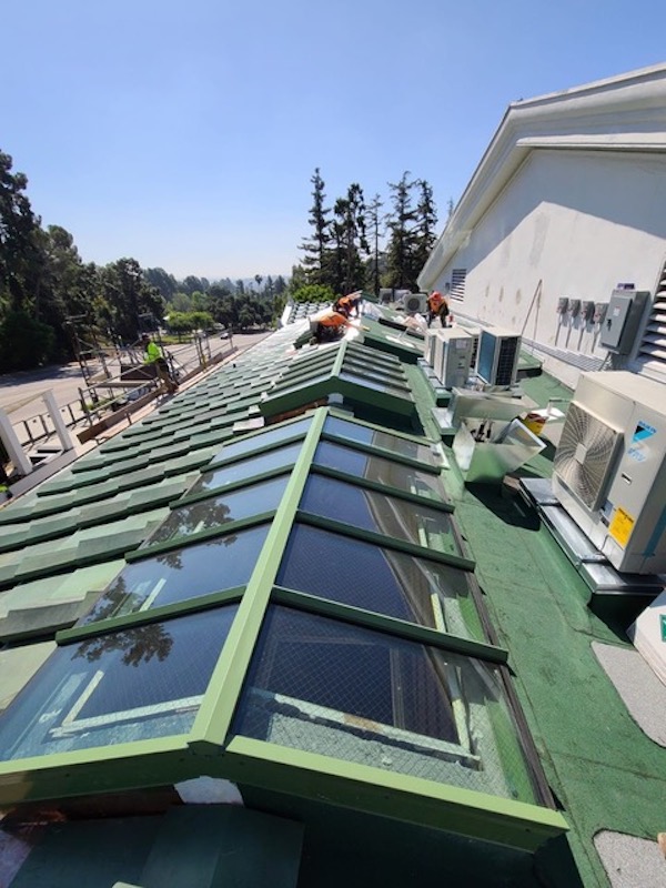 Greek Theatre rooftop and skylight renovations