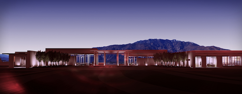 A rendering of the clubhouse at Miralon
