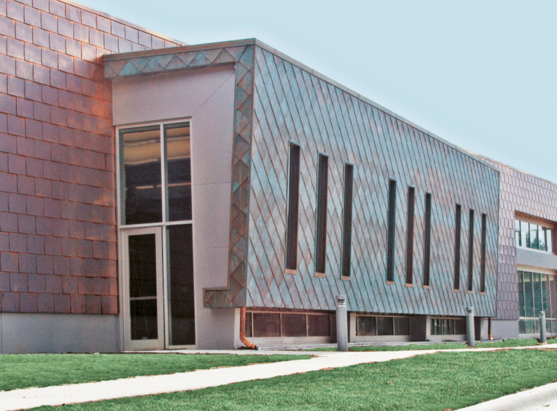 OPN Architects knew using copper as a building material for the Moline Public Li
