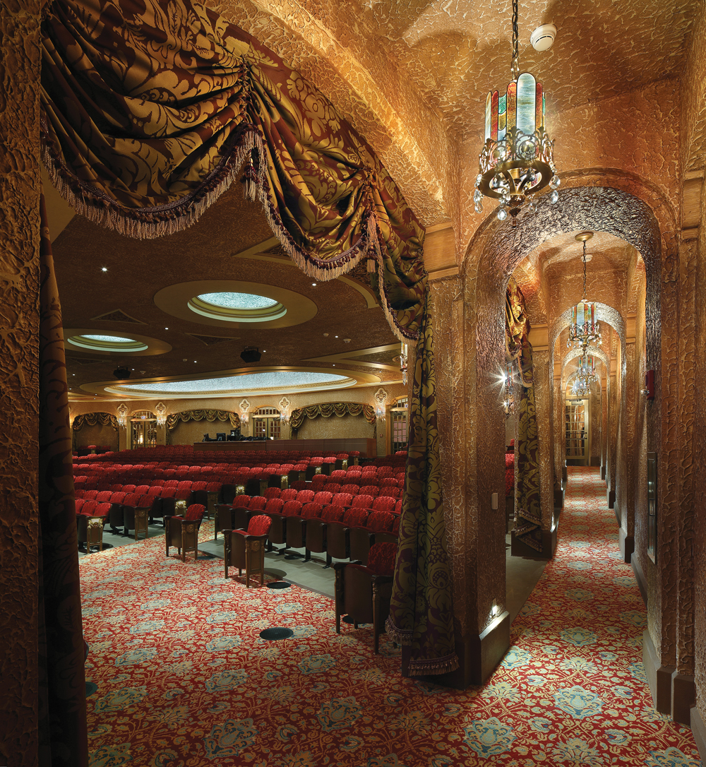 The Paramount Theatre of Cedar Rapids, Iowa, was heavily damaged by flooding in 