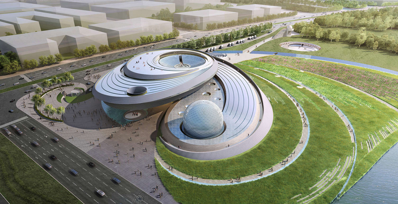 Architecture based on “astronomical principles” for new planetarium in Shanghai