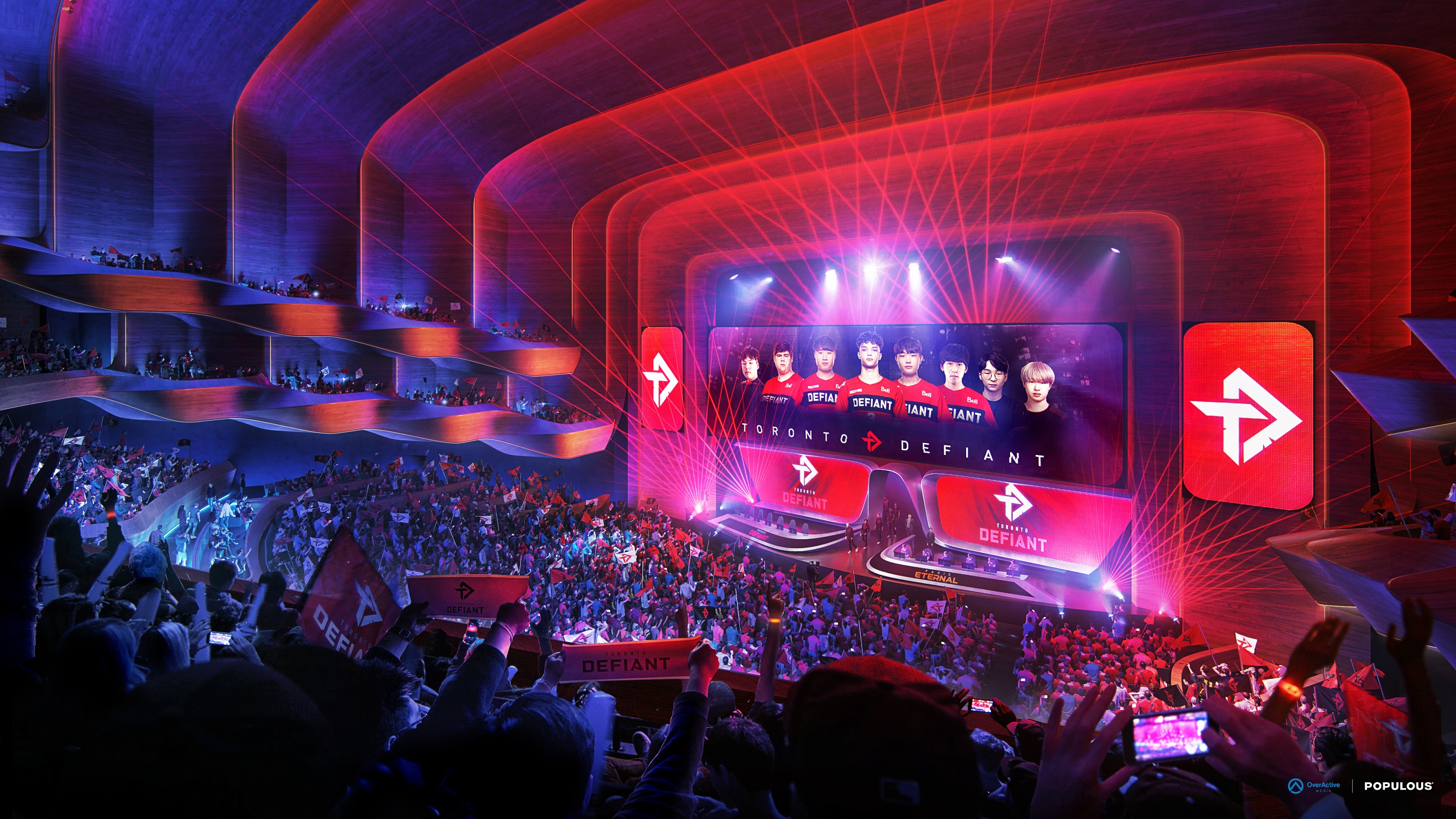 Populous-designed performance venue set up for eSports
