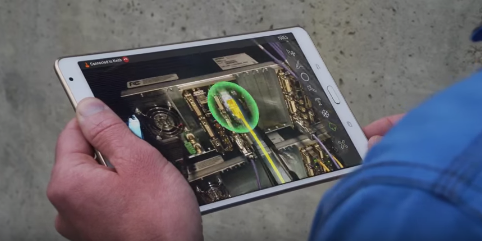 Augmented reality app provides step-by-step help for repairing equipment 