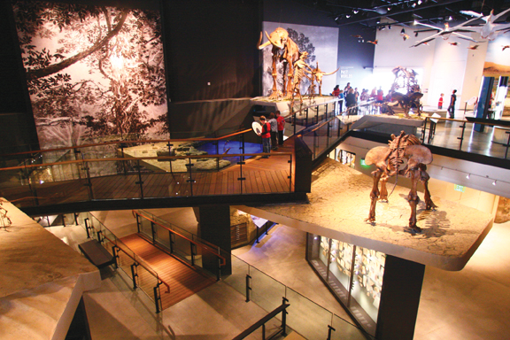 The Past Worlds Terrace at the Natural History Museum of Utah, a $103 million, 1