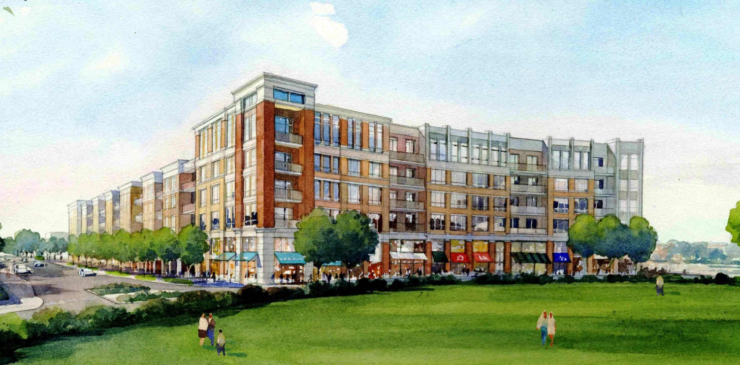 The Village will work with HSA to design and construct a mixed-use, pedestrian-o