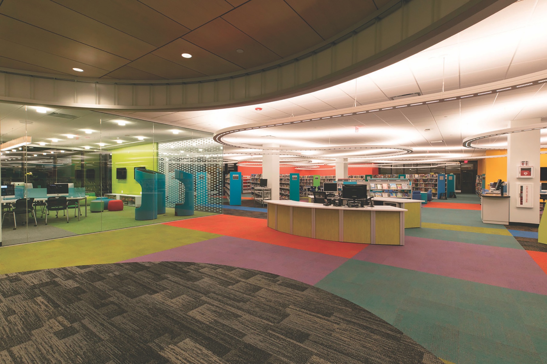 Indian trails library in Wheeling, Illinois