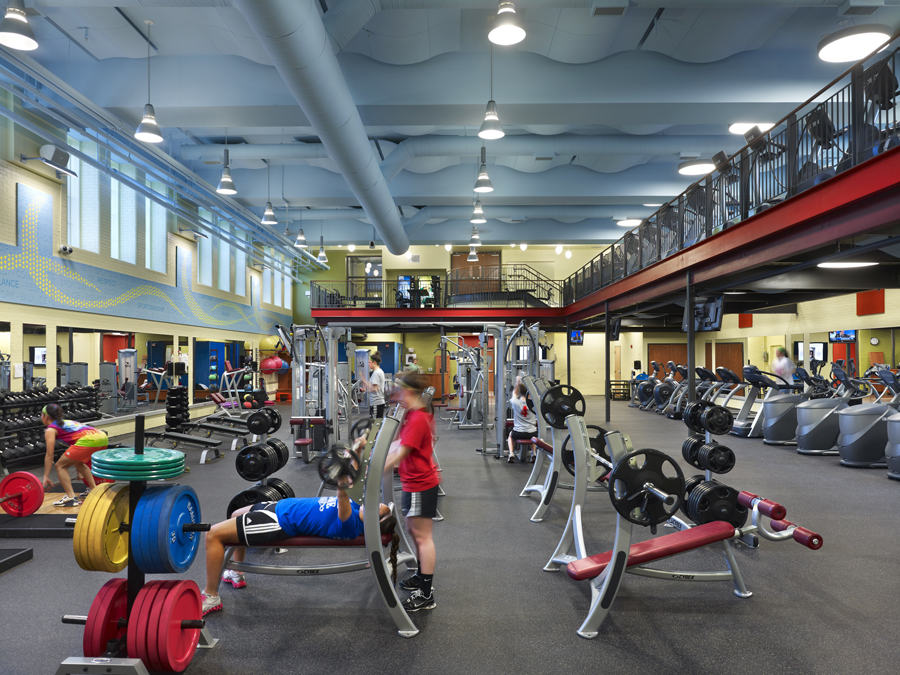 The $3.4 million Gulati Complex includes a 5,000-sf fitness center.
