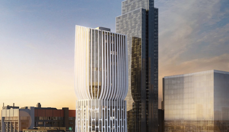 Zaha Hadid designs a tower of “stacked vases” in Melbourne