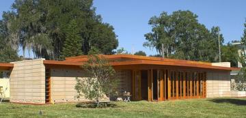 Originally designed as faculty housing, the Usonian house will be part of the Sh