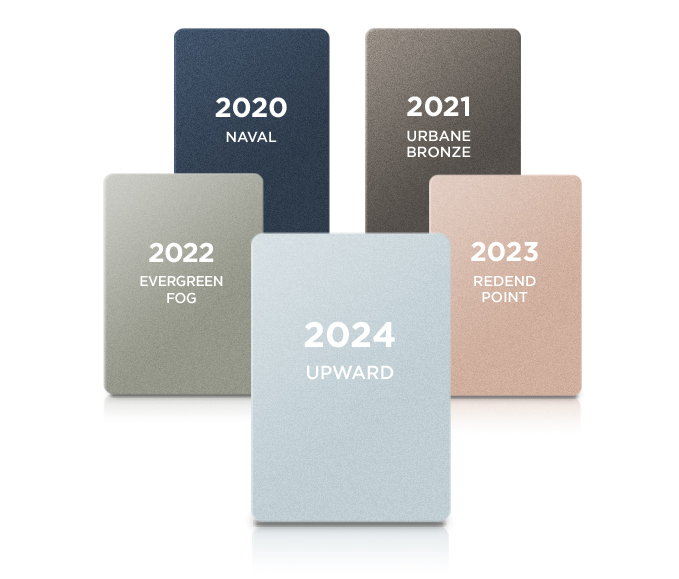Colors of the Year 2020-2024