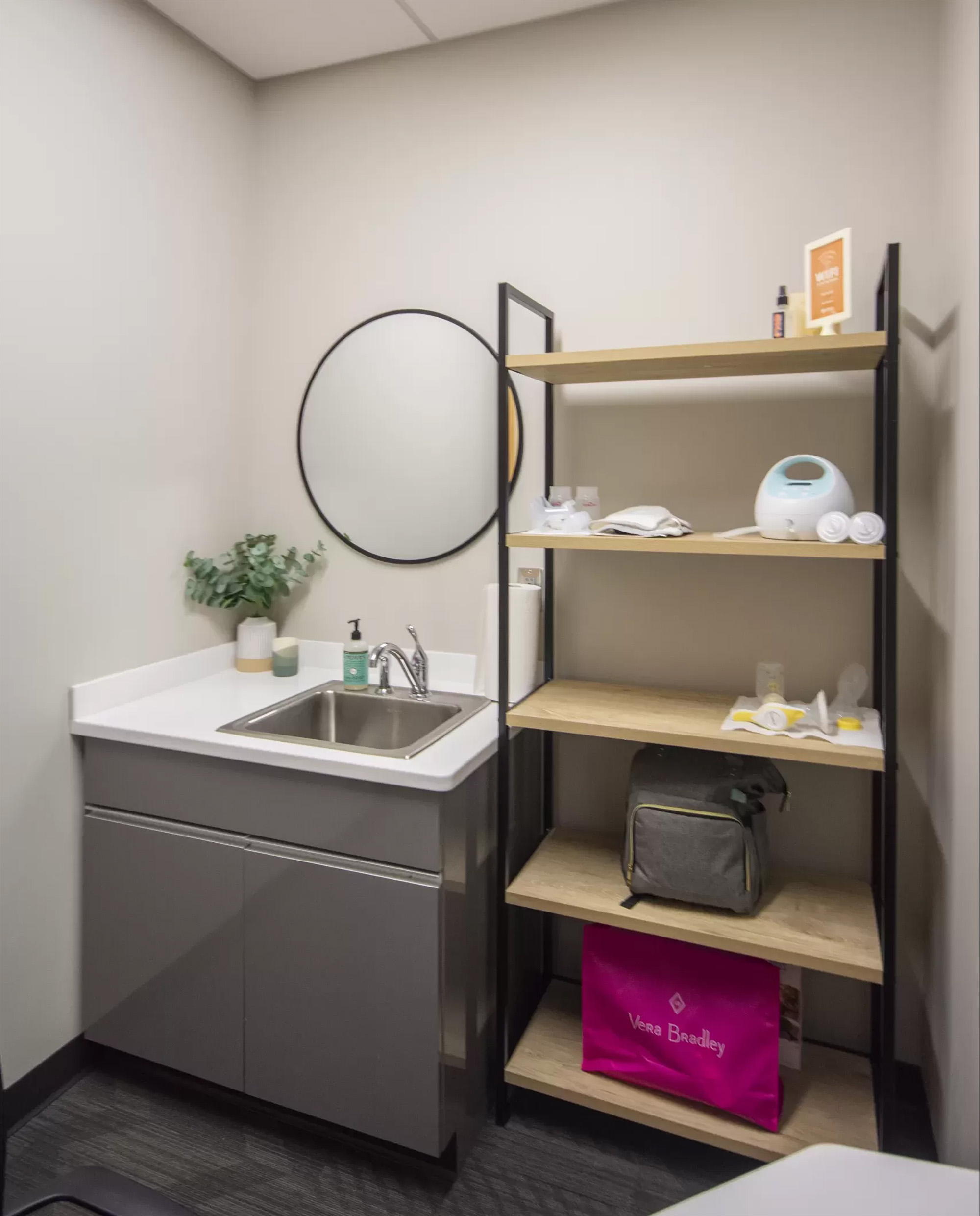Design Collaborative mother's room amenities