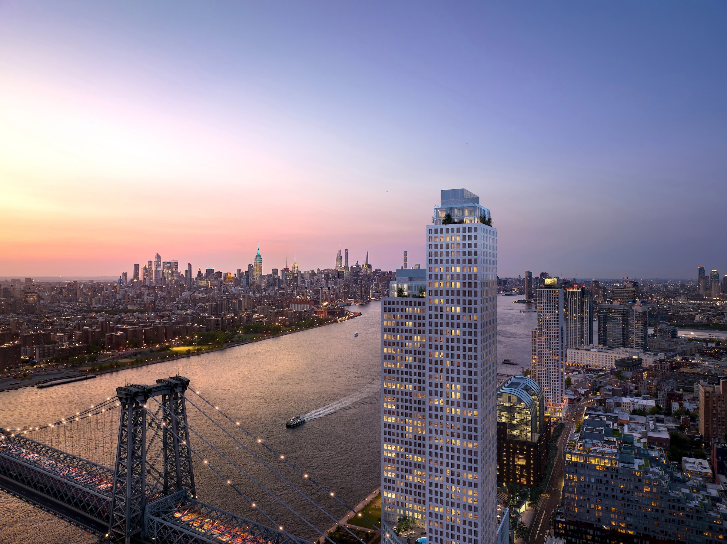 On the Domino Sugar refinery site, new Brooklyn condos offer views of the Manhattan skyline