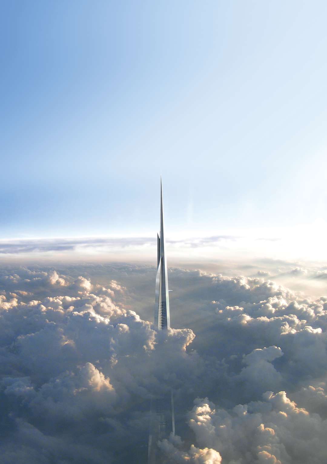 At more than 1 km, Kingdom Tower will be the world's tallest building.