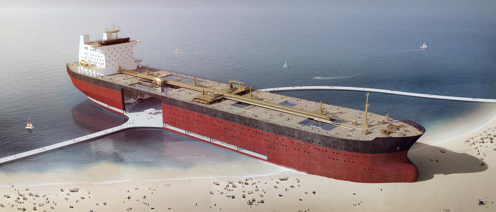 Artists Turn Tankers into Architecture