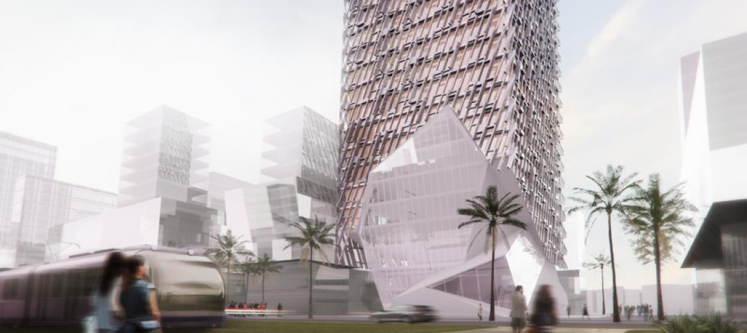 Morphosis Architects designs crowned tower for Casablanca Finance City