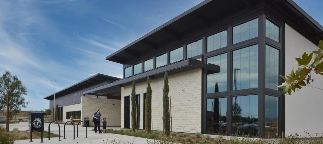 A new library in French Valley, Calif., one of three built under a P3 contract