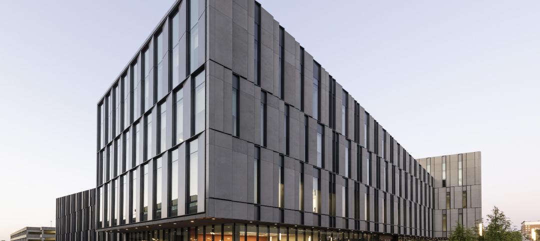 Photo: PEDCO provided MEP engineering design for the University of Cincinnati’s LEED Gold Lindner College of Business. The new, 225,000 square-foot facility was completed in 2019. Courtesy PEDCO 