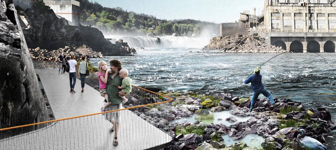 Snøhetta and DIALOG to revitalize Willamette Falls area in Oregon