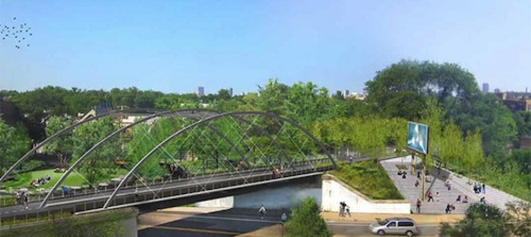 Proposed Milwaukee Avenue Bridge. Courtesy Michael Van Valkenburgh