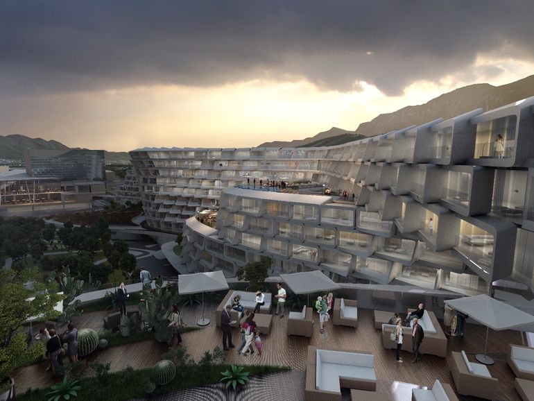 Zaha Hadid unveils 'interlocking lattice' design for luxury apartments in Monterrey, Mexico