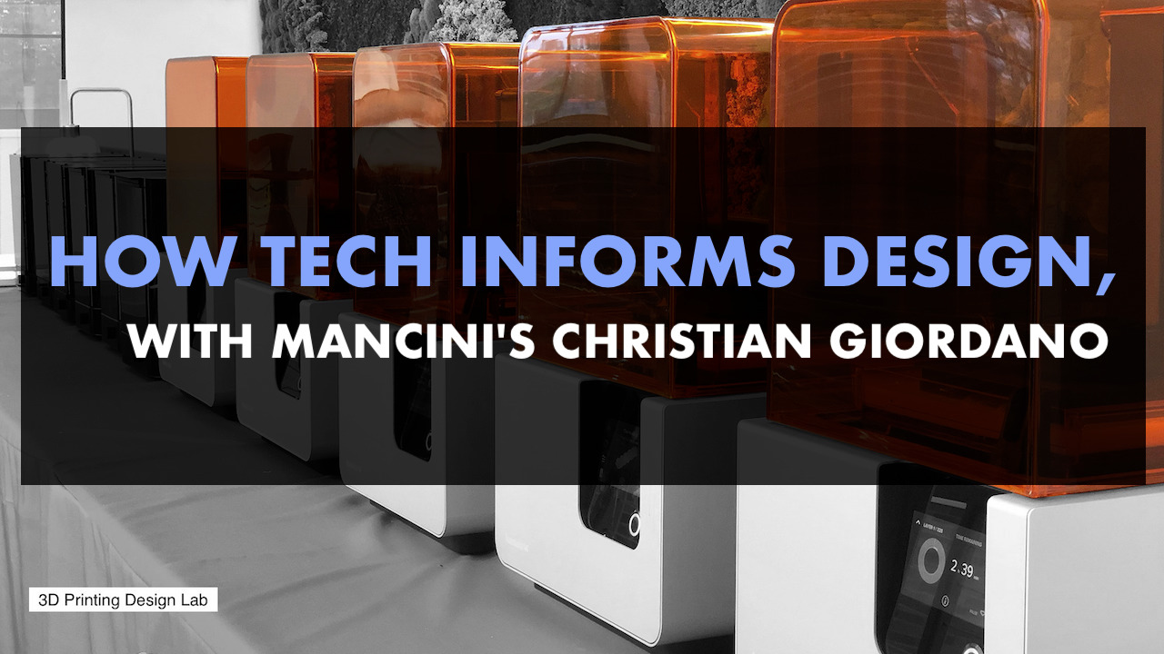 How Tech Informs Design: A Conversation with Mancini's Christian Giordano