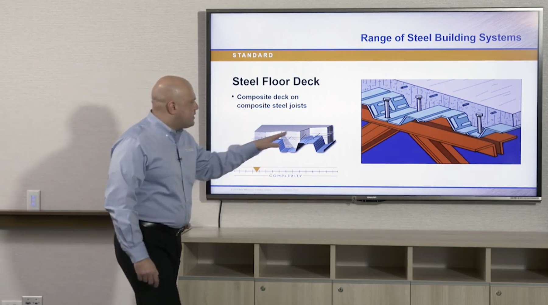 AIA course steel building solutions using joists and deck