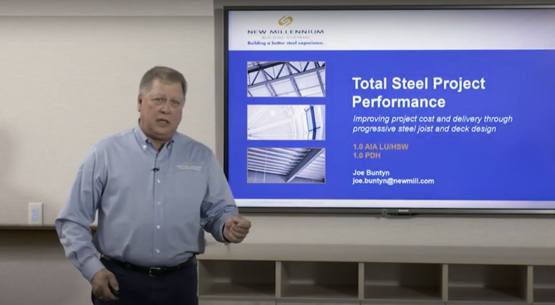 Total steel project performance New Millennium Building Systems