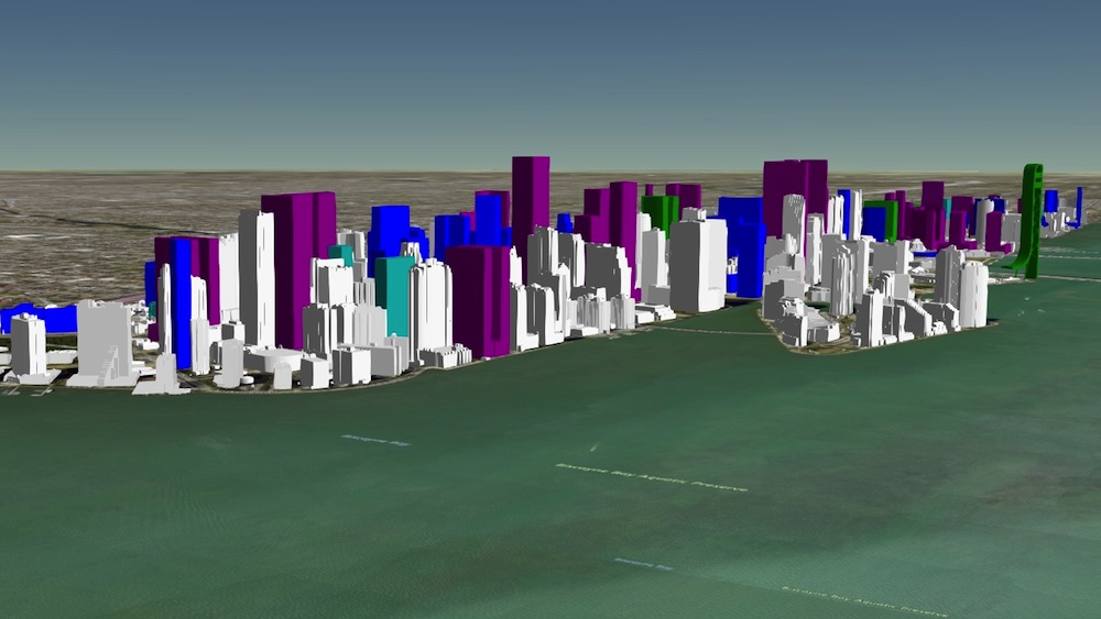 Interactive map shows present and future Miami skyline