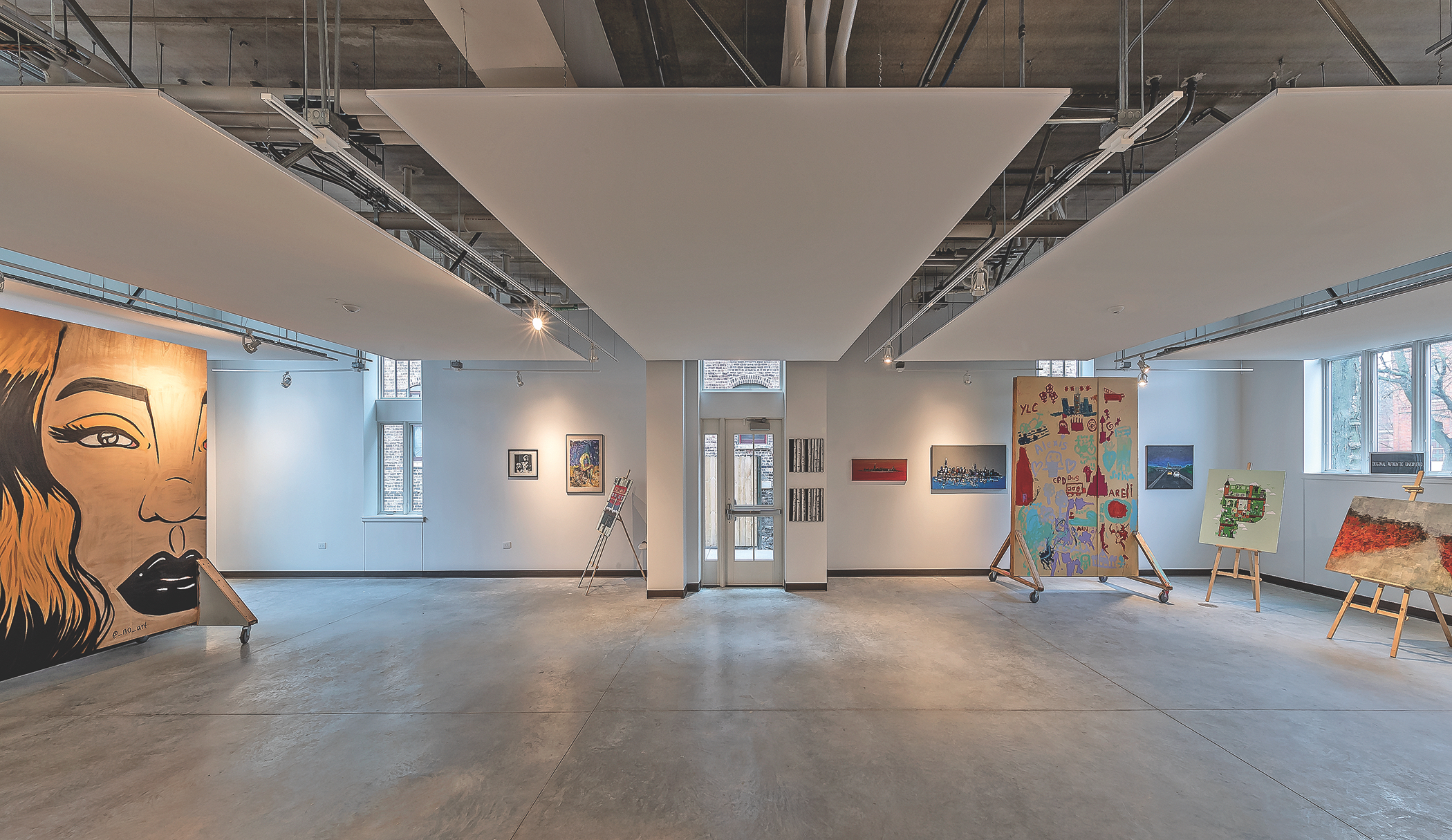 The $14 million Pullman Artspace Lofts complex in Chicago has a studio space/gallery and a community space for arts education and after-school programming. Photo: Mark Ballogg