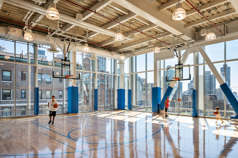 Safra Center basketball court