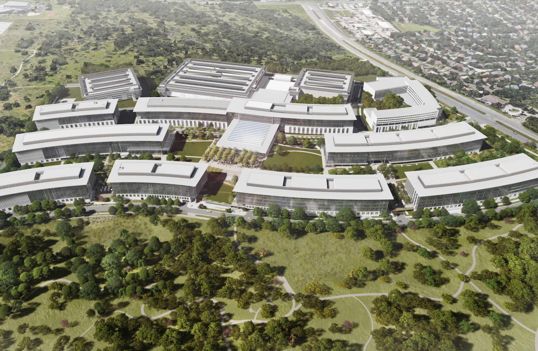 Apple's 12-building campus in Austin, Texas.
