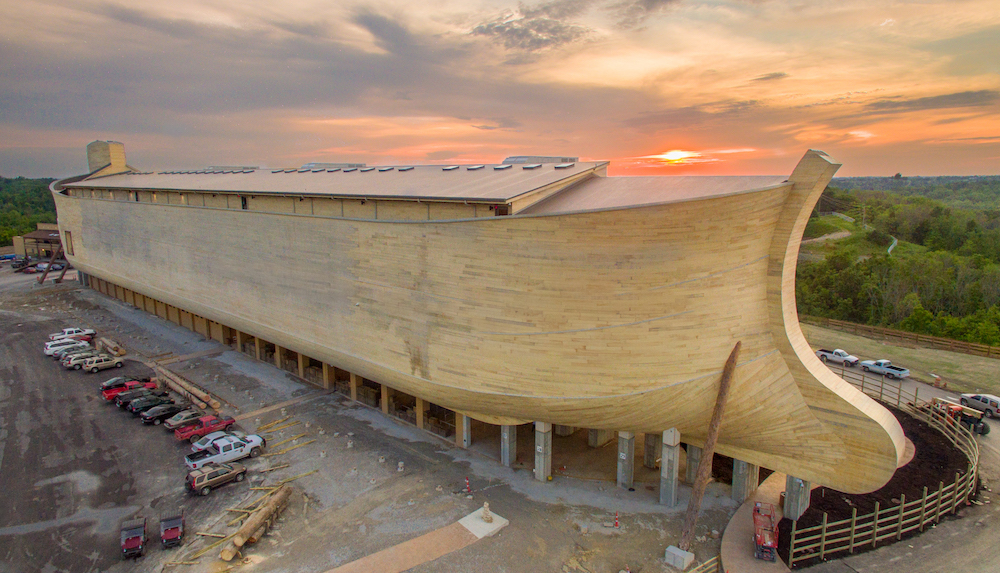 Life-size Noah's Ark uses  million board feet of timber
