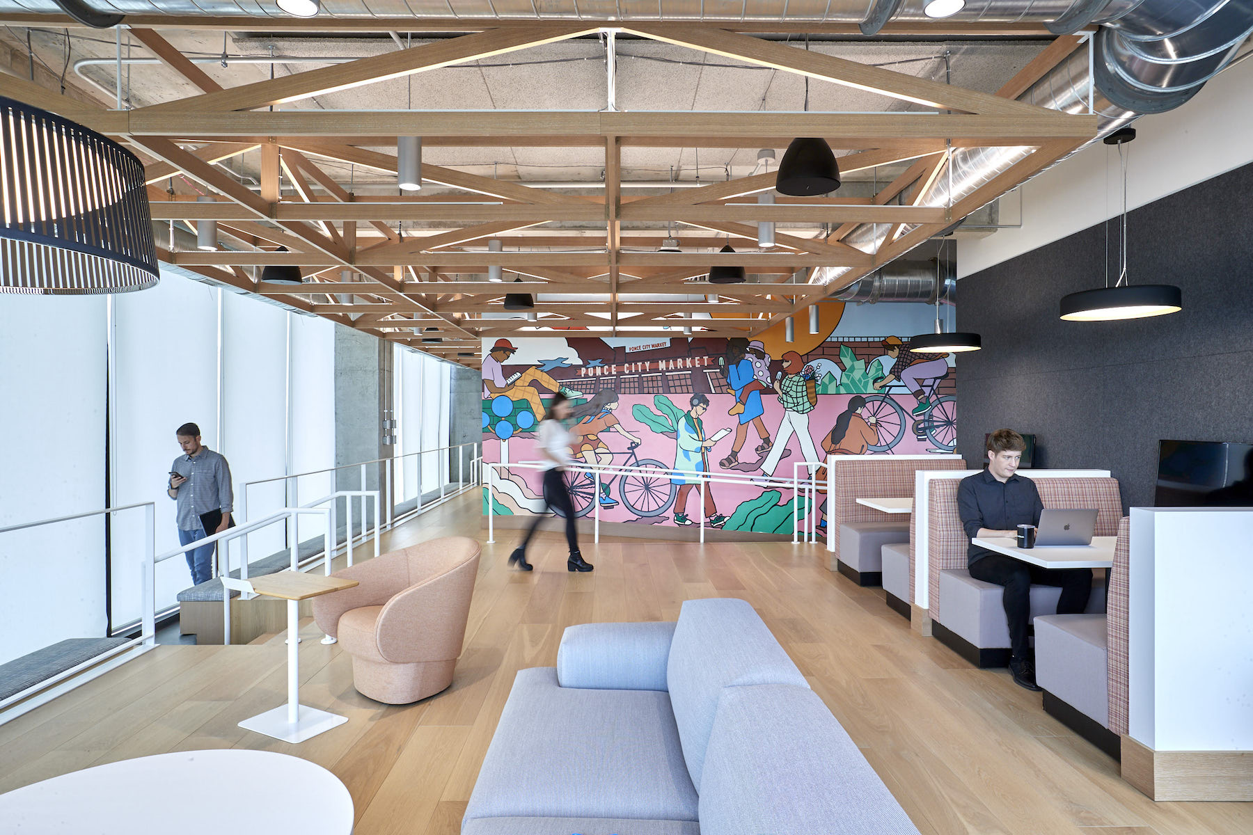 BlackRock's iHub in Atlanta is designed to expand as the asset management giant adds more workers. Images: Garret Rowland