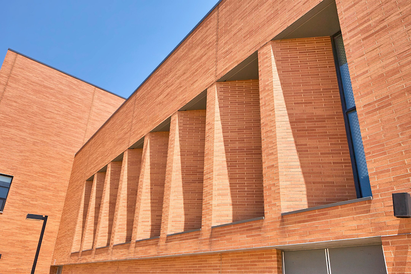 Brick Architectural Detail Prieto Academy