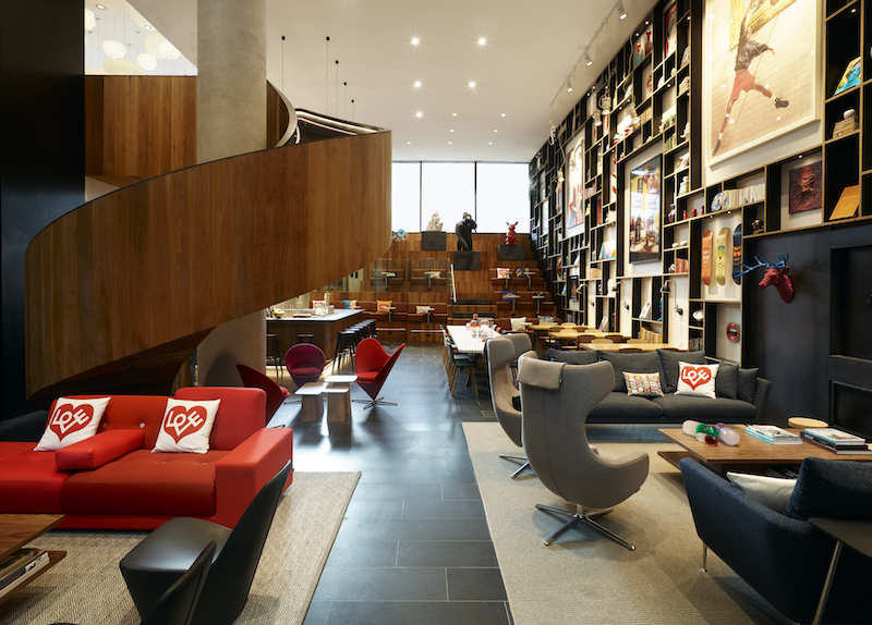 CitizenM lounge space