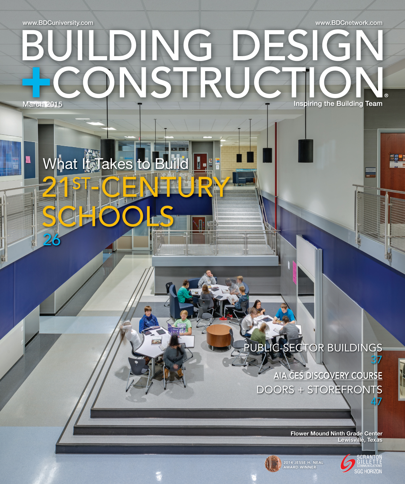 March 2015 issue of Building Design+Construction magazine