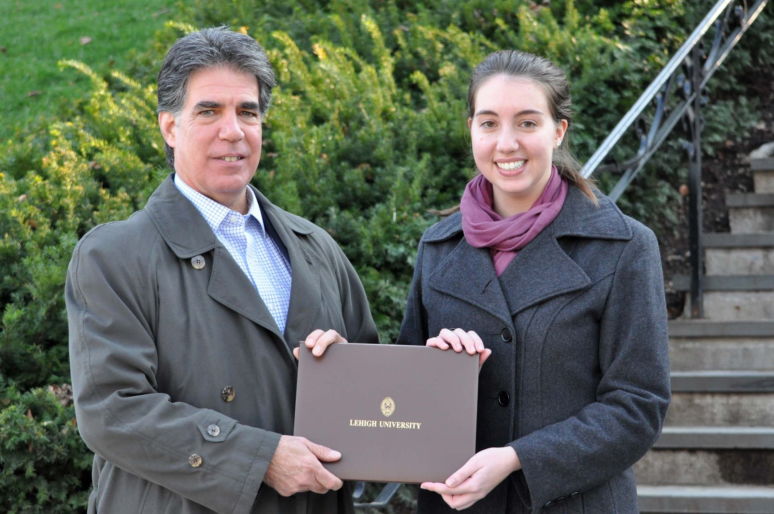 Lisa Vienckowski, a student enrolled in the Master of Engineering in Structural 