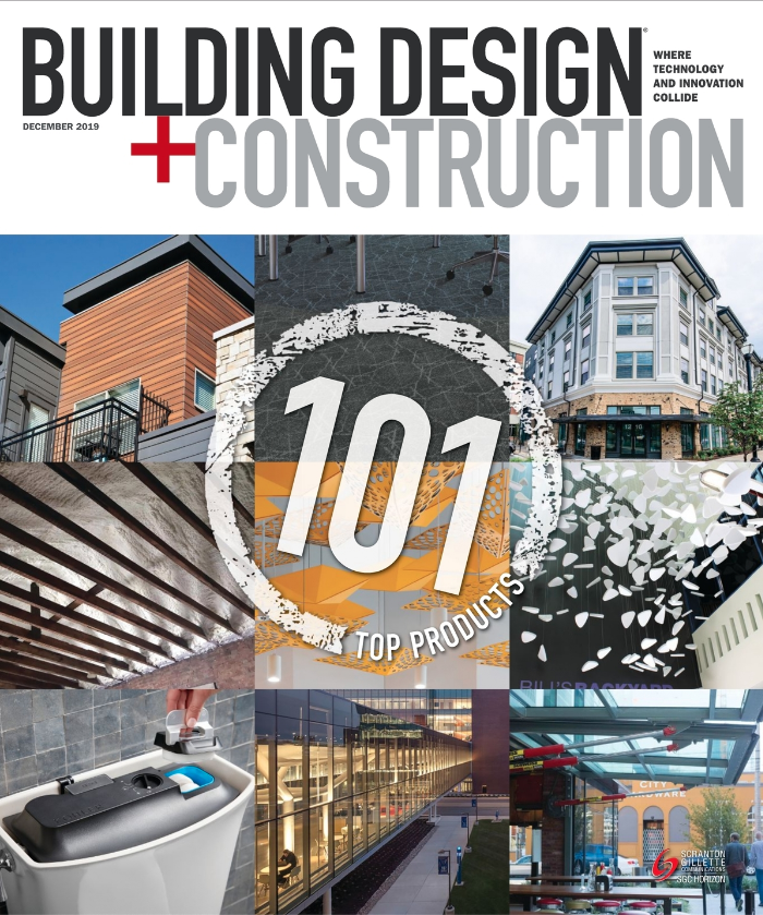 December 2019 Building Design+Construction 101 Top Products for 2019