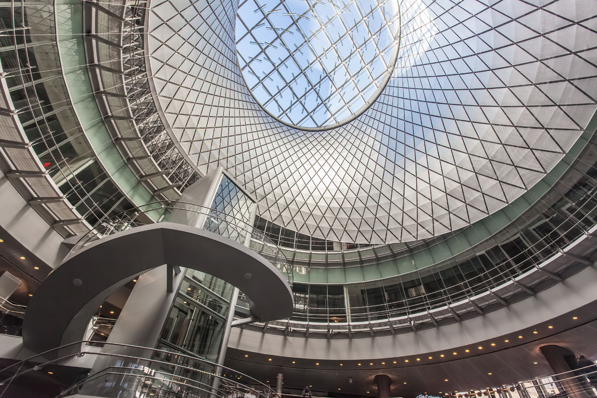 Fulton Center Transit Hub Relies on Matched Fire-Rated and Non-Fire-Rated Curtain Wall Systems from TGP for a Light-flooded Space