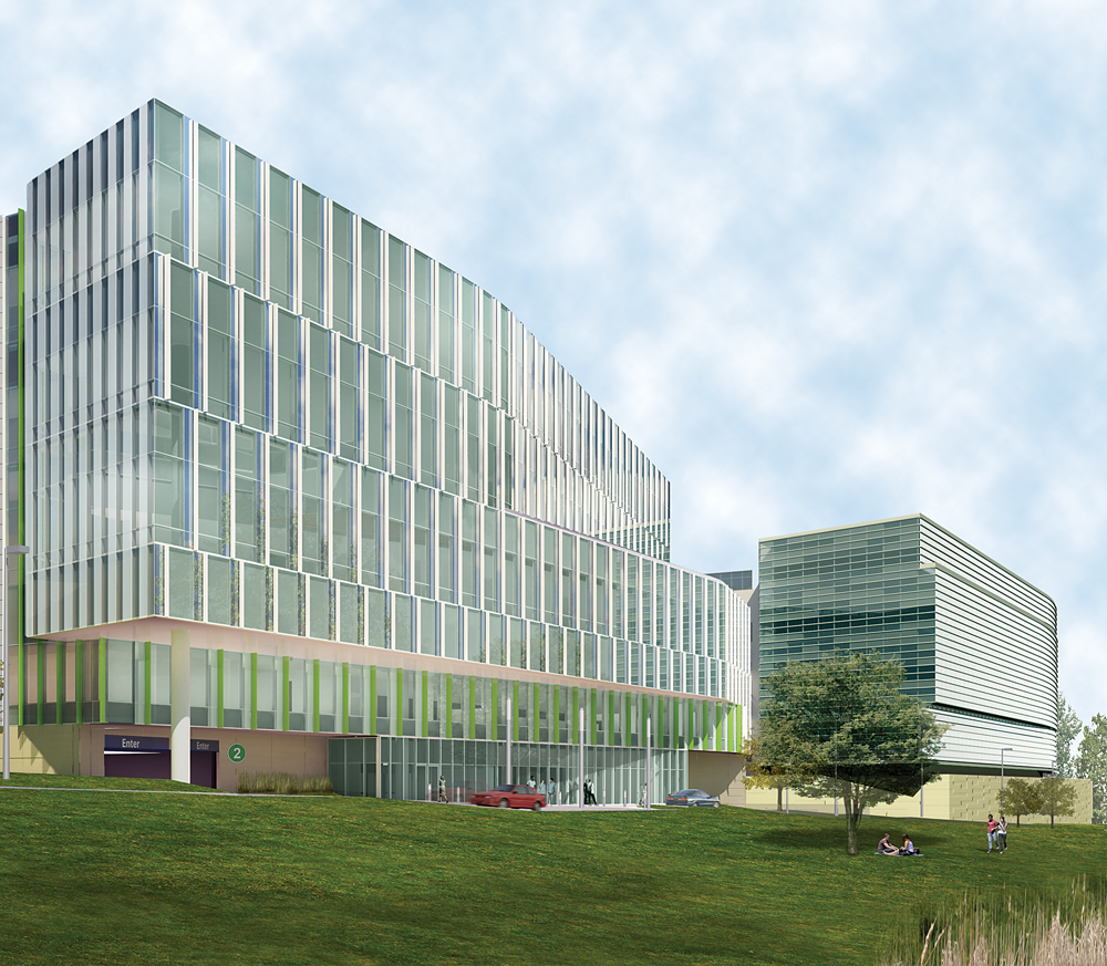The five-story, 480,000-sf Center for Advanced Care at Froedtert & the Medical C