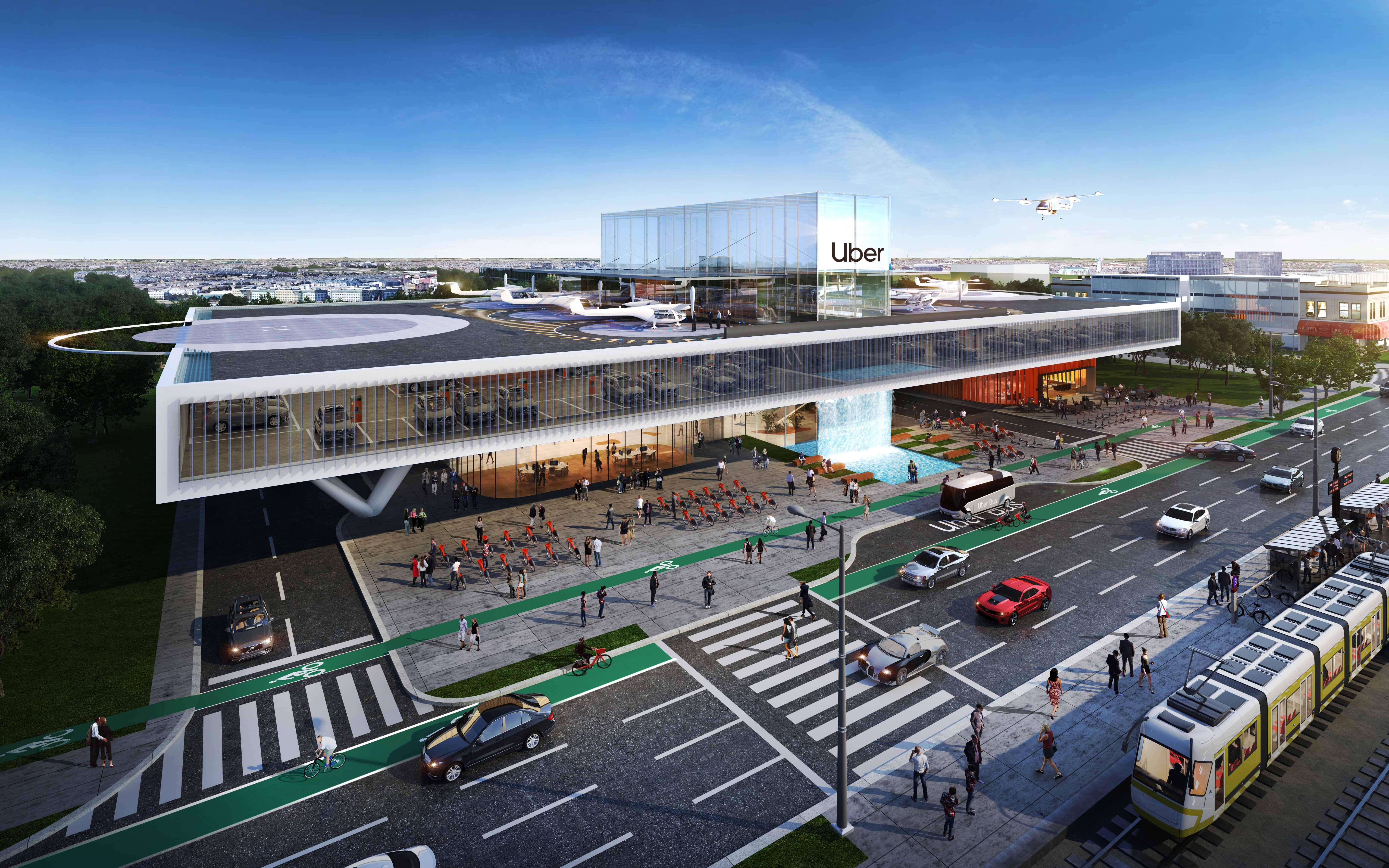 Video: Humphreys & Partners presents its design vision for Uber Air Skyport