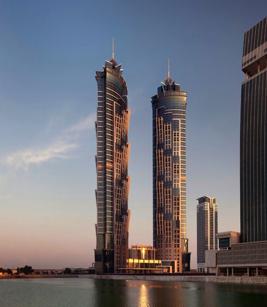 At 1,166 feet, the JW Marriott Marquis Hotel Dubai Tower 2 was the tallest build